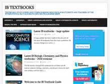 Tablet Screenshot of ibtextbooks.com